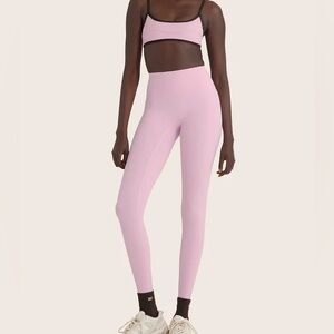 SET ACTIVE Luxform Leggings Light Pink High Waisted Buttery Soft Active Pant XS